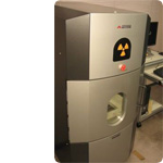 Testing with x-ray non-destructive equipment